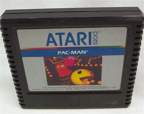 Vintage Pac Man Atari Video Game Cart Cartridge Pacman S