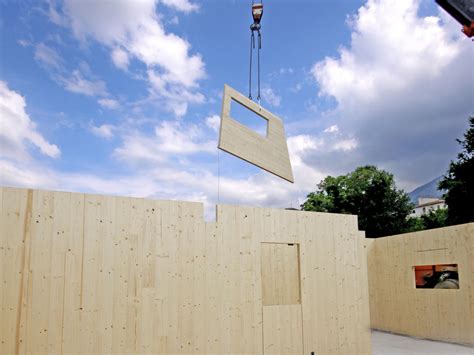 Cross Laminated Timber Panel CLT Prefabricated Panel By COSTANTINI LEGNO