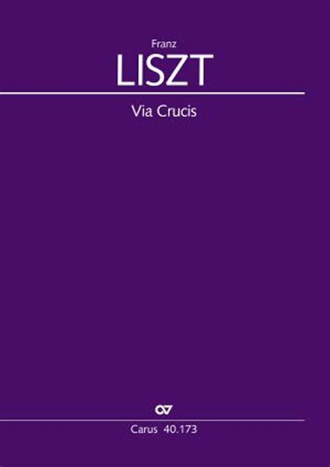 Via Crucis S53 Franz Liszt Sheet Music For Mixed Choir Score