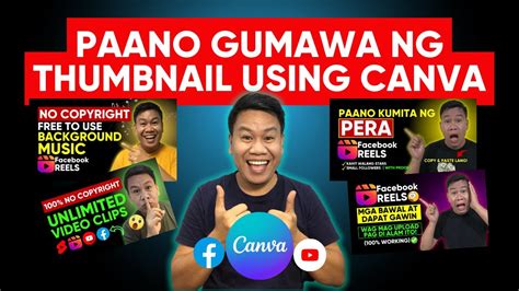 ℹ PAANO GUMAWA NG THUMBNAIL GAMIT ANG CANVA THUMBNAIL TUTORIAL FOR