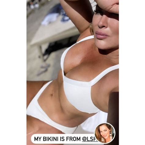 Emily Simpson S White Bikini White Bikini Bikinis Space Bikini