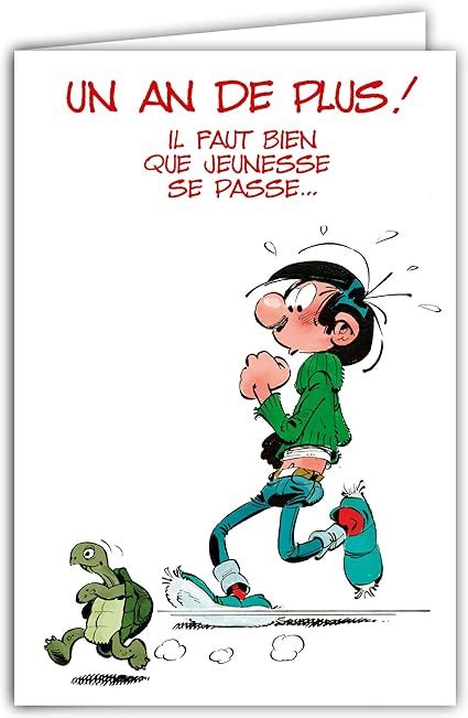 Arriba 42 Imagen Carte Anniversaire Gaston Lagaffe Fr Thptnganamst