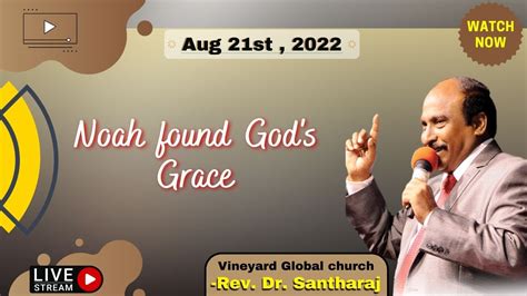 Vineyard Global Church Sunday Service Live Aug St Rev Dr R