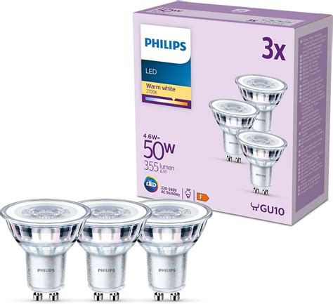 Philips Ampoule Led Classic W Gu Ww V D Nd Bc Amazon Fr