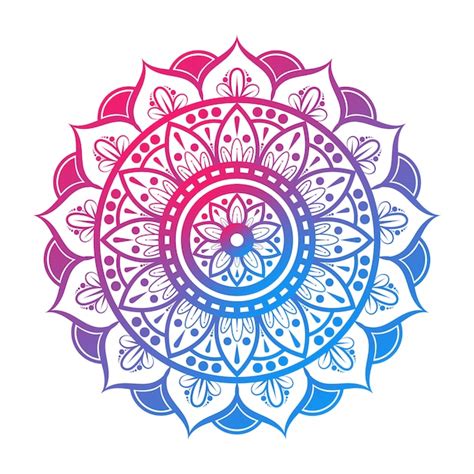 Premium Vector Colorful Indian Mandala