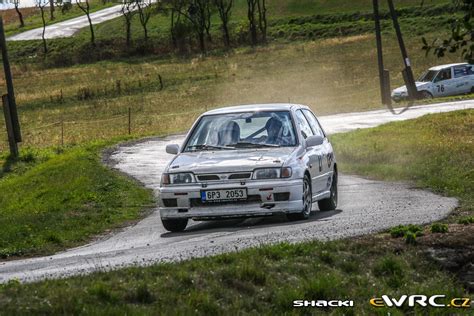 Hebr Filip Černík Tomáš Nissan Sunny GTi Historic Rallye Kramolín