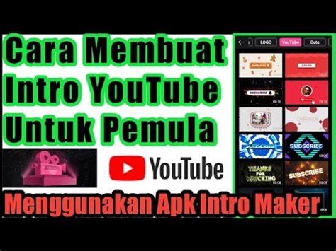 Cara Membuat Intro YouTube Untuk Pemula Menggunakan Aplikasi Intro