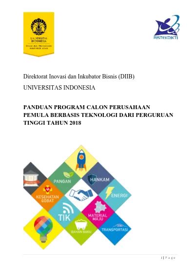 Direktorat Inovasi Dan Inkubator Bisnis DIIB UNIVERSITAS INDONESIA