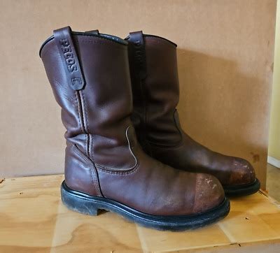 Men S Brown Red Wing Pecos Pull On Leather Boot F Style