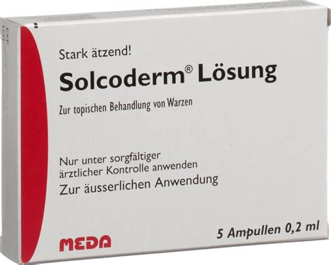Solcoderm Lösung 5 Ampullen 0.2ml in der Adler Apotheke