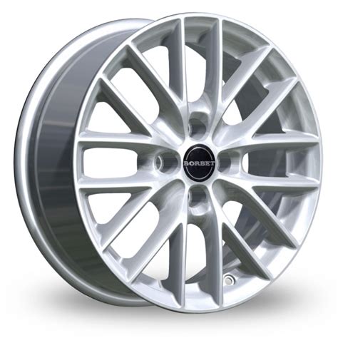 Borbet BS4 Silver 16 Alloy Wheels Wheelbase