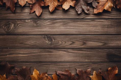 Premium Photo | Fall wood background design