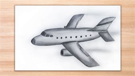 Airplane Drawing Is A Very Simple And Easy To Draw With Some Step By