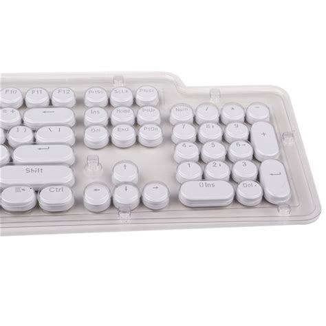 Hot Sale Exquisite Crystal Keycaps Diy Steampunk Typewriter Top