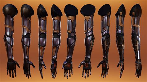 ArtStation - Humanoid Robot Arm 3D | Game Assets