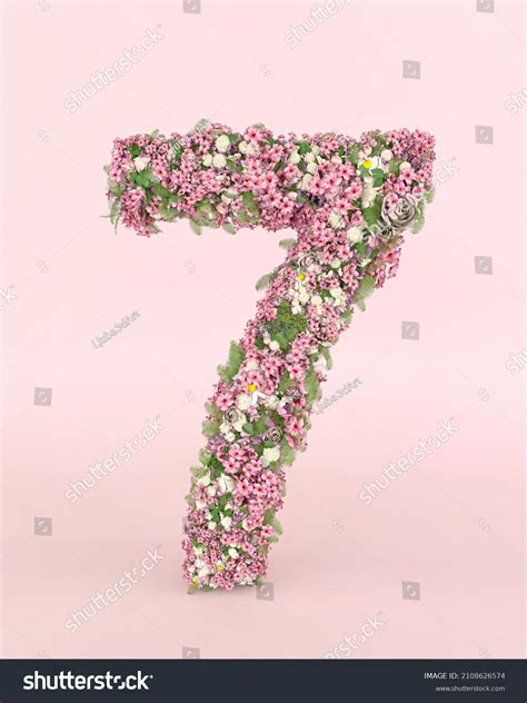 Creative Number 7 Seven Concept Made Stock Photo 2108626574 | Shutterstock