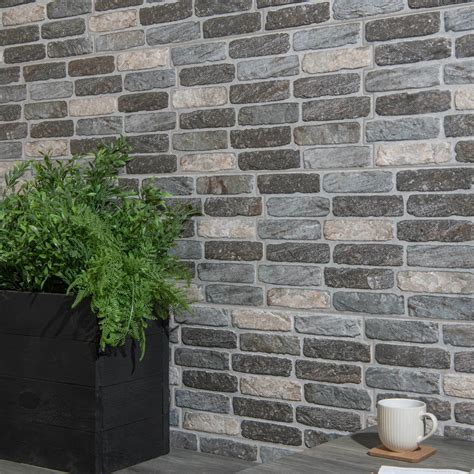 Casa Grey Brick Slip Effect Tiles | Walls and Floors