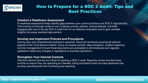 Ppt How To Prepare For A Soc Audit Tips And Best Practices