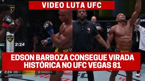 LUTA EDSON BARBOZA x SODIQ YUSUFF BRASILEIRO CONSEGUE VITÓRIA