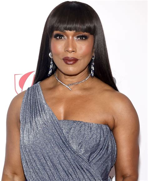 Angela Bassett Shines In Metallic With Husband Courtney B Vance At Elizabeth Taylor Ball To End