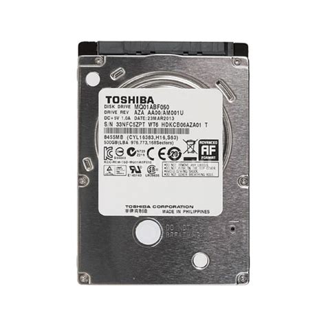 Toshiba Mq Abf Hdd Gb Sata