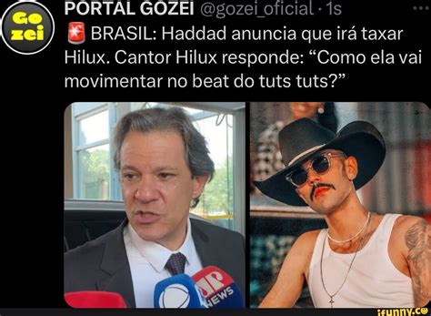 Portal Gozei Gozei Oficial Brasil Haddad Anuncia Que Ir Taxar Hilux