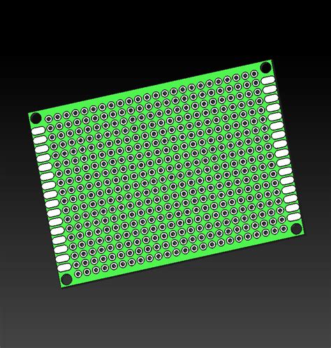 Archivo STL Gratis PCB 70MMX50MMObjeto Para Impresora 3D Para