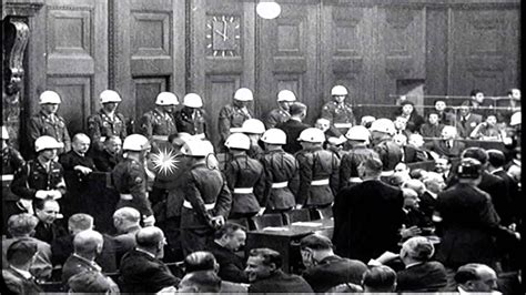 Sentencing Of Nazi War Leaders During The Nuremberg Trials In Nuremberg