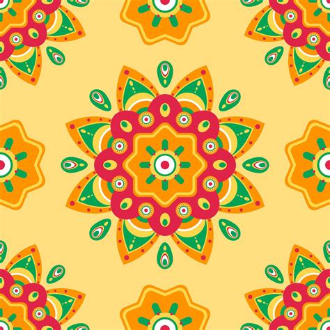 Beautiful Mandala Pattern in Rangoli 11682873 Vector Art at Vecteezy