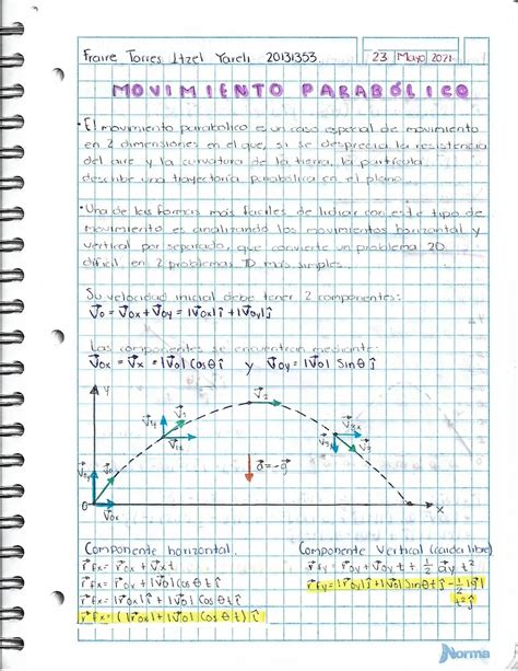 Solution Movimiento Parabolico Studypool