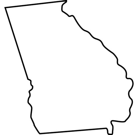 Georgia State Svg Georgia State Cut File Georgia State Outline Etsy