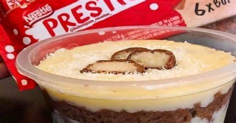 Bolo no Pote de Prestígio Receitas Fáceis e Práticas