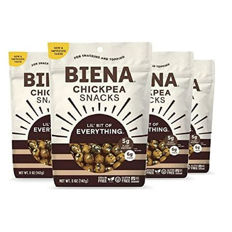 Biena Crispy Roasted Chickpea Snacks Lilâ€™ Bit Of Everything High