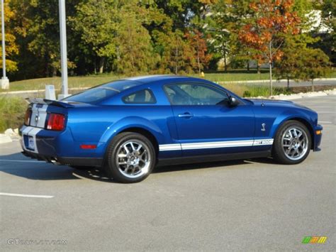 Vista Blue Metallic 2008 Ford Mustang Shelby GT500 Coupe Exterior Photo