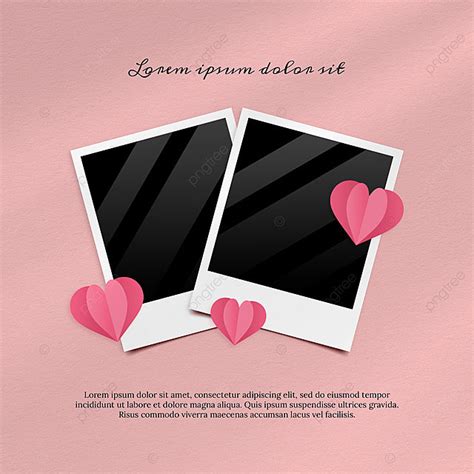 Romantic Photo Frames Mockup Template Template Download On Pngtree