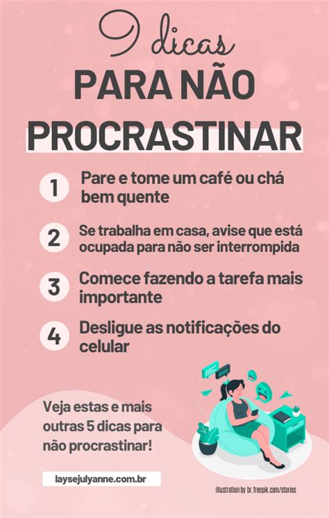 Como Evitar A Procrastina O Motiva O Para Vida Ferramentas De