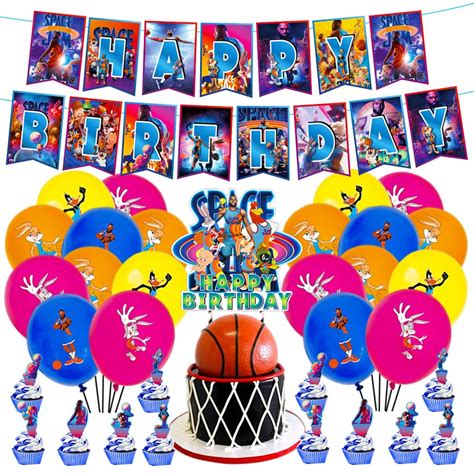 Buy Bestzy Space Jam Balloons Space Jam Birthday Decorations Party