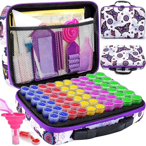 Purpledi Diamond Painting Accessoires Boite De Rangement Boite De