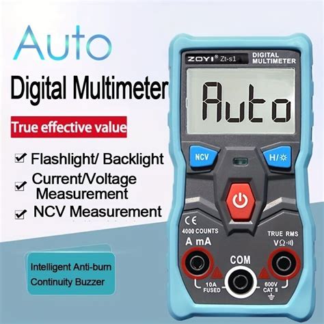 ZOYI ZT-S1 Digital Multimeter AC/DC Electrical NCV Test Meter ...
