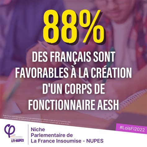 Proposition de loi pour la création dun corps de fonctionnaire AESH