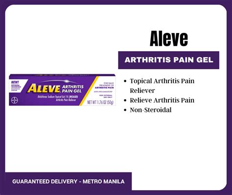 Aleve Arthritis Pain Gel Pain Reliever Oz G Acornlaneph