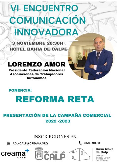 Cratel Del Vi Encuentro De Comunicación Innovadora En Calp