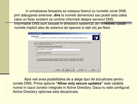 PPT INSTALAREA SI CONFIGURAREA UNUI SERVER DNS PE WINDOWS SERVER 2003