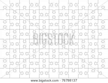 Jigsaw Puzzle Blank Vector Photo Free Trial Bigstock