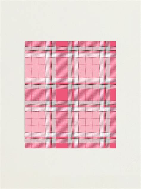 Preppy Pink Plaid Pink Aesthetic Preppy Aesthetic Photographic