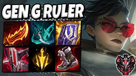 Vayne Vs Jhin ADC Gen G Ruler Ranked Grandmaster Korea Patch 11 23