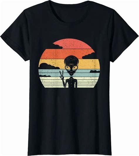 Hot Trending Tee With Retro Alien Extraterrestrial Space Vintage Alien T Shirt Walmart
