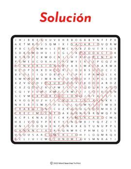 La Econom A Sopa De Letras Economy Word Search In Spanish Economics