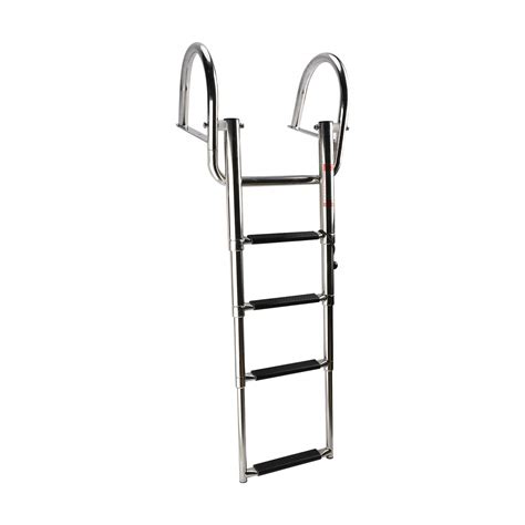 Buy Yaemarine Stainless Steel In Board 4 Steps Telescoping Ladder