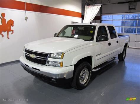 2006 Summit White Chevrolet Silverado 1500 Lt Crew Cab 4x4 44652044 Car Color